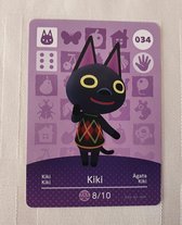 Amiibo animal crossing new horizons origineel Eu kiki 034 kaart