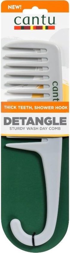 Cantu Sturdy Detangle Peigne Crochet de Shower à dents épaisses - Peigne - Anti-enchevêtrement des cheveux