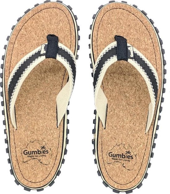 Gumbies | Corker | Teenslippers | Unisex  | Zwart | Maat 37