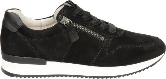 Gabor Dames Lage sneakers 420 - Zwart - Maat 41 | bol.com