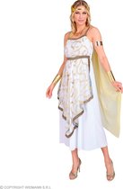 Widmann - Griekse & Romeinse Oudheid Kostuum - Griekse Godin Athena - Vrouw - Wit / Beige, Goud - Medium - Carnavalskleding - Verkleedkleding