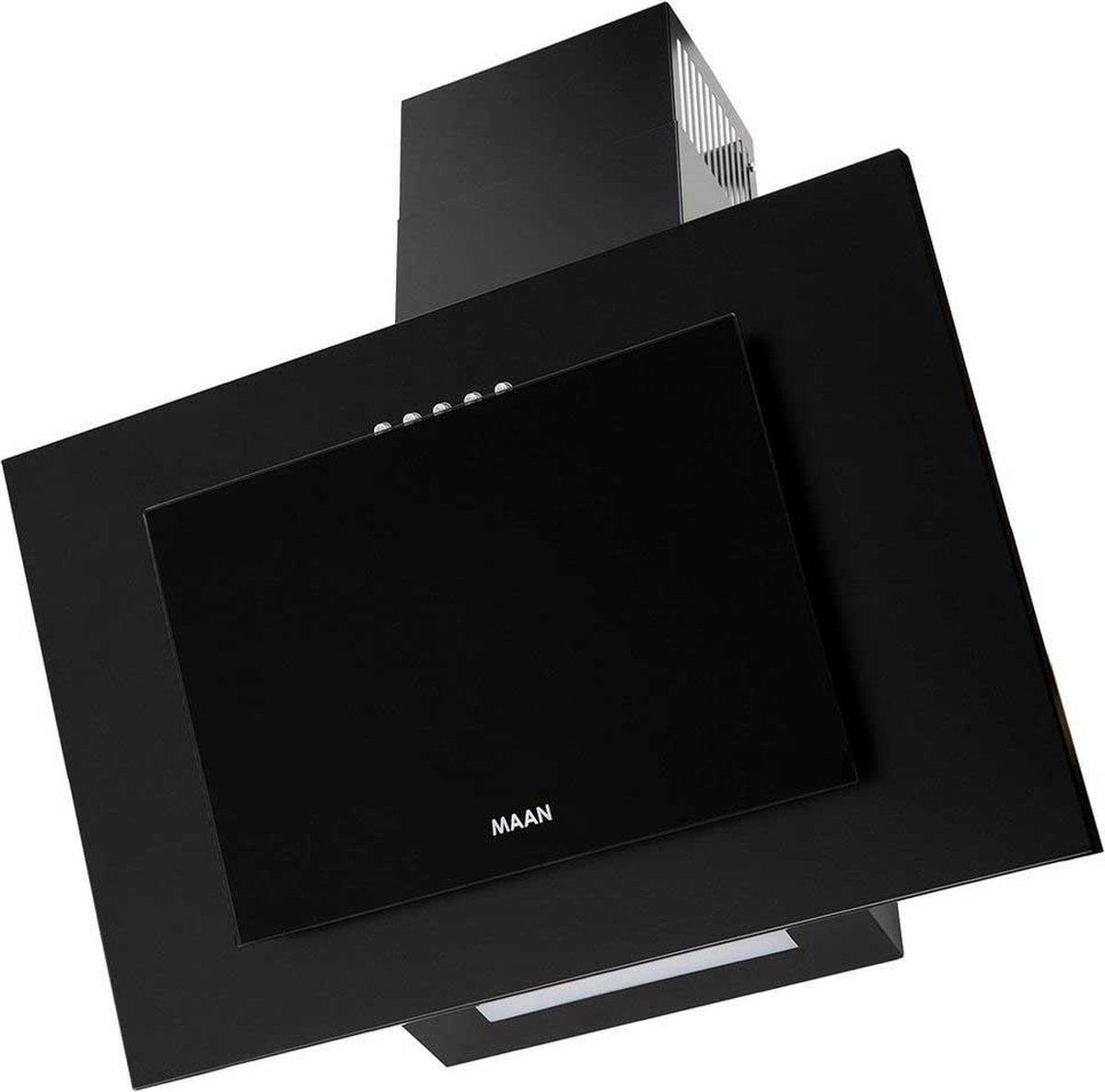 MAAN Vertical P 2 50 - Afzuigkap - Wandmodel - 50 cm - 310 m³/h - Zwart Glas