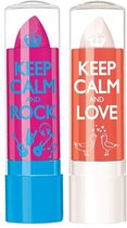 Rimmel Keep Calm and Rock Berry Blush & Keep Calm and Love Crystal Clear Lip Balm