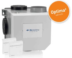 Itho Daalderop 03-00477 - Ventilatiepakket Optima2 CVE-S ECO HE - 468m3/h EU - LET OP, met Perilexstekker!