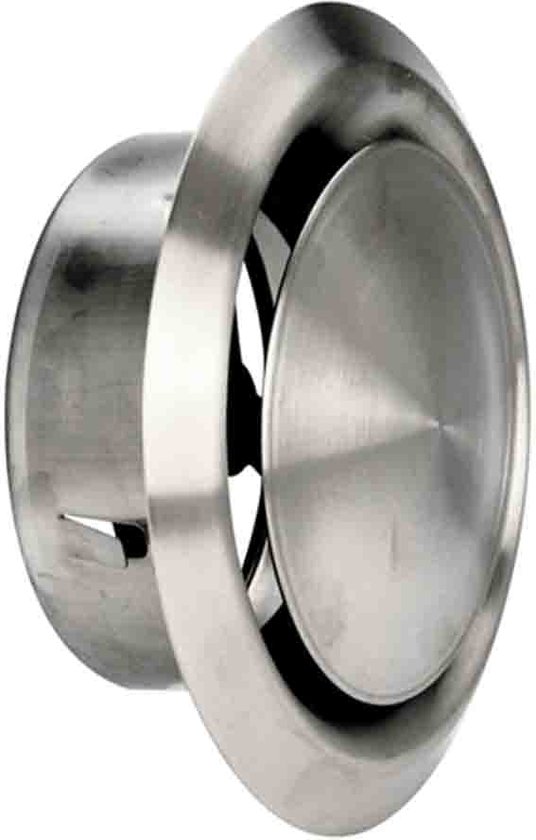 Soupape de ventilation soufflage/évacuation DEC inox avec ressorts de serrage Ø 100 mm - DVI100