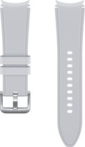Samsung Originele Ridge Sport Band voor de Samsung Galaxy Watch 4 / 5 / 6 - 20 mm - S/M - Silver