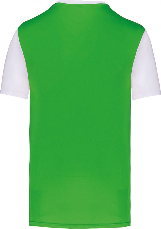 Tweekleurig herenshirt jersey met korte mouwen 'Proact' Green/White - 3XL