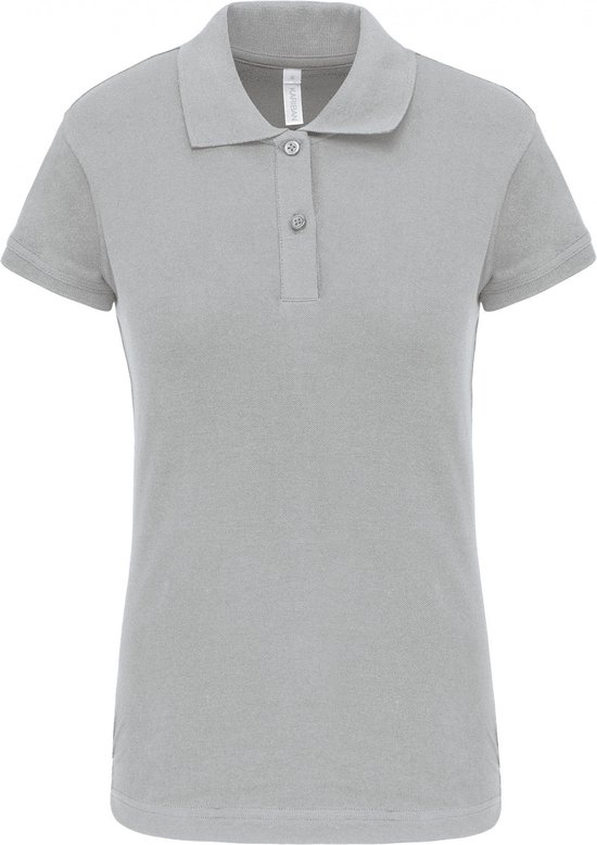 Kariban Piquépolo korte mouwen dames K240 - Snow Grey - S