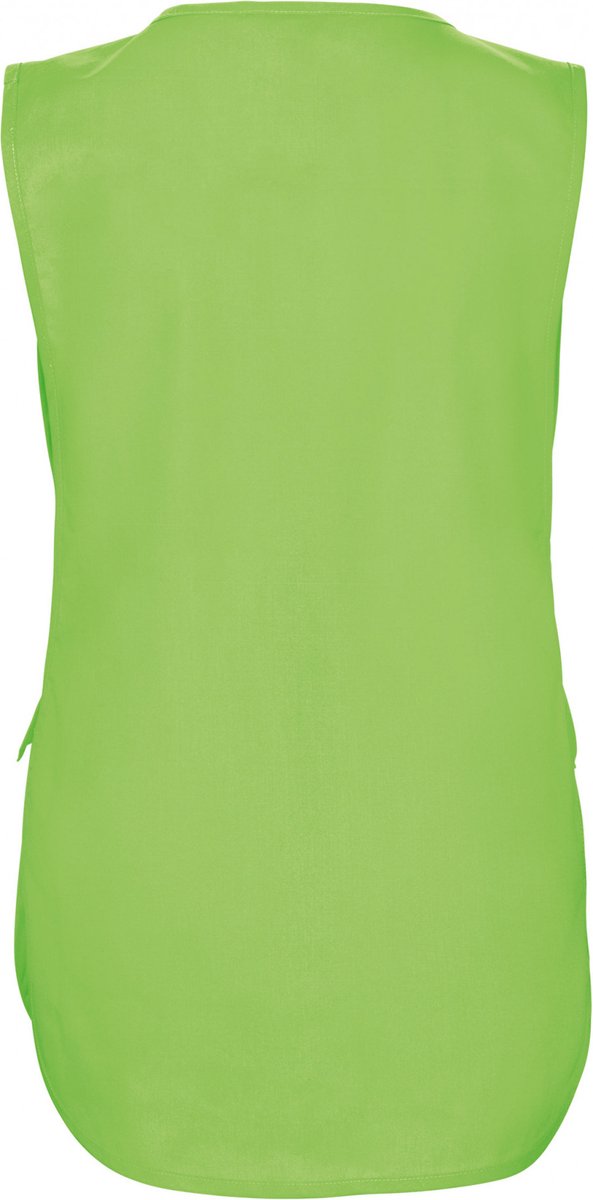 Schort/Tuniek/Werkblouse Dames XXL/3XL Kariban Lime 65% Polyester, 35% Katoen