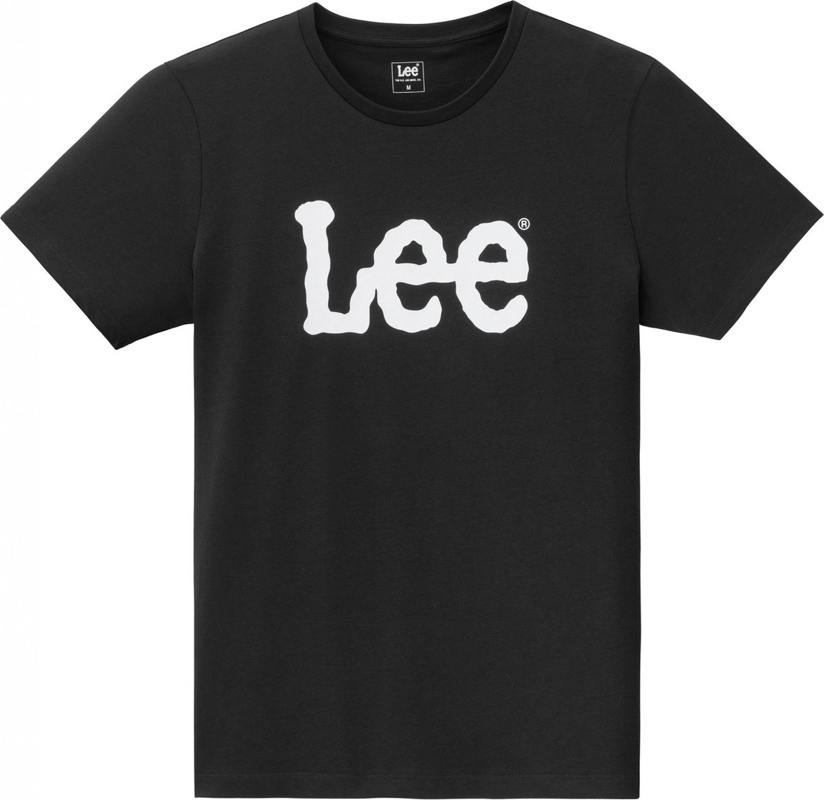 Lee WOBLY LOGO Heren Shirt Zwart