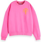 Scotch & Soda Boyfriend fit garment dye sweatshirt Dames Trui - Maat XL
