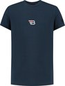 Ballin Amsterdam T-shirt with front and backprint Jongens T-shirt - Navy - Maat 10