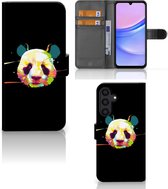 Telefoontas Geschikt voor Samsung Galaxy A15 Hoesje ontwerpen Panda Color Sinterklaas Cadeautje