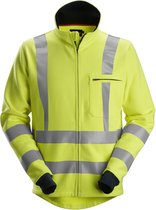 Snickers 2864 ProtecWork, Sweatshirt met rits, High-Vis Klasse 3 - High Vis Geel - XS