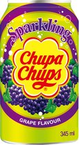 CHUPA CHUPS - Boisson pétillante au raisin - 24 X 345 ML - Pack économique