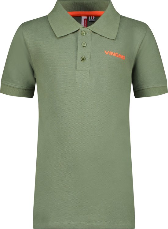 Vingino Polo / Rugby-Kasic Jongens Poloshirt - New Olive - Maat 176