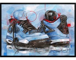 Sneaker print Cactus Jack 71x51 cm *ingelijst & gesigneerd
