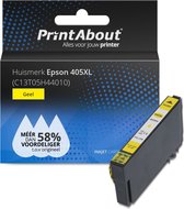 PrintAbout huismerk Inktcartridge 405XL (C13T05H44010) Geel Hoge capaciteit geschikt voor Epson