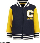 Blue Seven - baseball jacket - blauw/geel