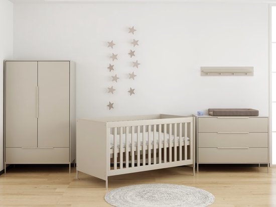 Product: Cabino Meegroei Babykamer Belmond Clay 3 Delig, van het merk cabino