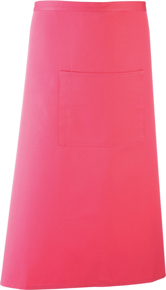 Schort/Tuniek/Werkblouse Unisex One Size Premier Fuchsia 65% Polyester, 35% Katoen