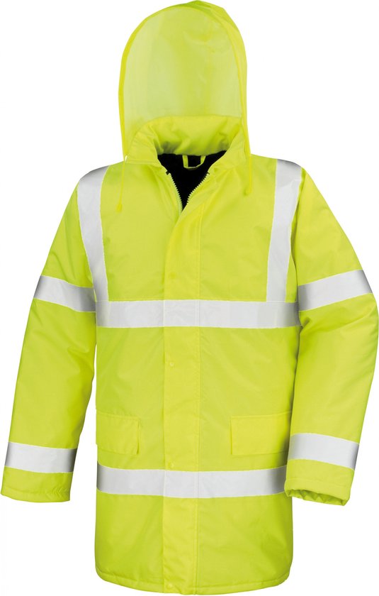 Jas Unisex S Result Lange mouw Fluorescent Yellow 100% Polyester