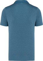 SportPolo Heren XXL Proact Kraag met knopen Korte mouw Steel Blue Heather 100% Polyester