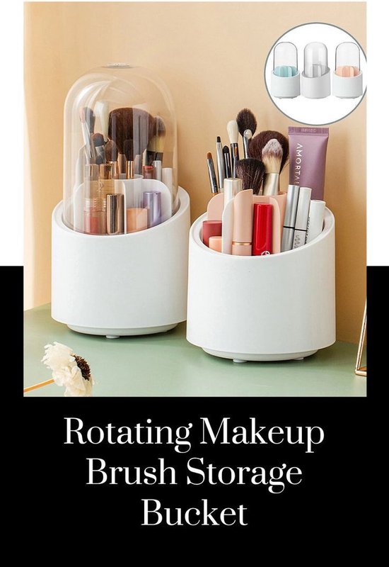 Siliconen make-up borstel opbergtas | Borstel make-up opslag houder | Herbruikbare make-up gereedschap organizer, schoonheid borstels opbergtas zakje voor vrouwen meisjes Fivetoo