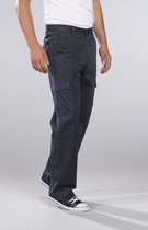Wisent Vrachtbroek in keperstof, kleur blauw/grijs, maat 26
