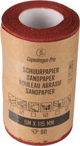 Copenhagen Pro schuurpapier op rol - droog - korrel 80 - 11.5 cm x 5 meter