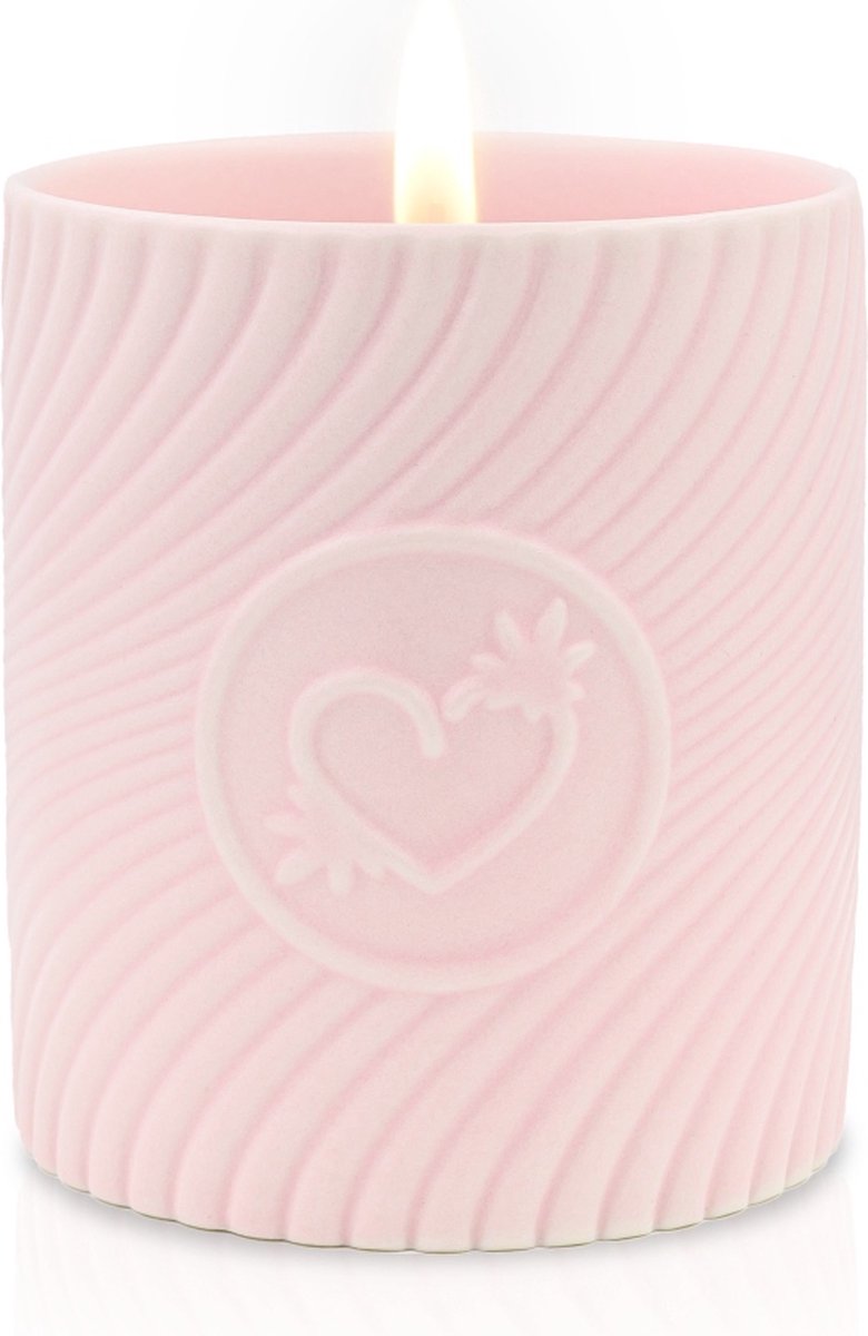 Goedkoopste HighOnLove - Pink Massage Kaars Aardbei & Champagne