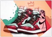 Sneaker poster graffiti 70x50 cm