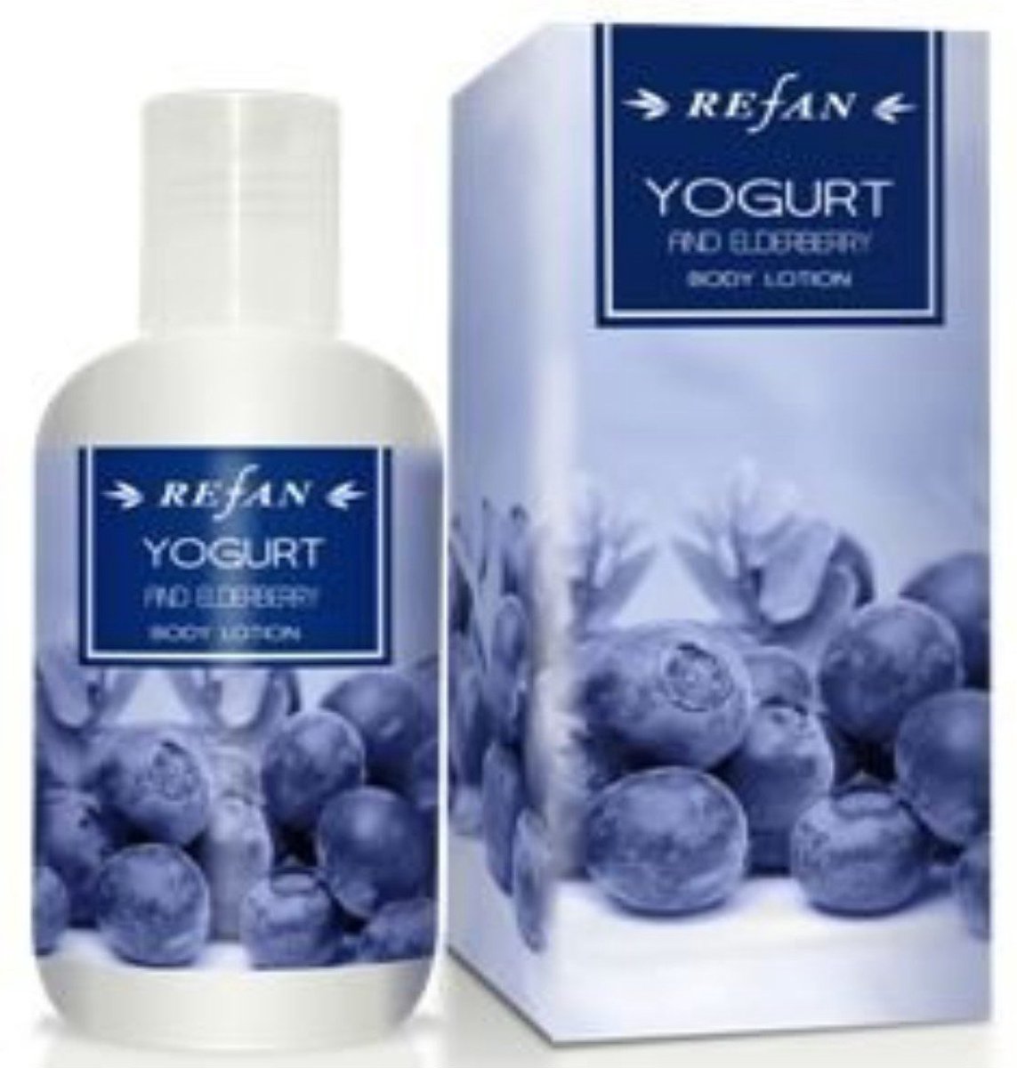 Goedkoopste Refan natuurlijke Yoghurt en Vlierbessen body lotion - anti-oxidant lotion - hersteld de huid 200ml