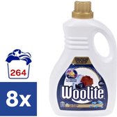 Woolite Lessive Liquide Tous Textiles - 8 x 2 l (264 lavages)