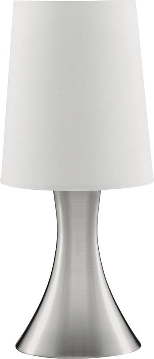 Landelijke Tafellamp - Bussandri Exclusive - Metaal - Landelijk - E14 - L: 13cm - Voor Binnen - Woonkamer - Eetkamer - Zilver