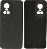 Hoesje Geschikt voor OPPO Reno 10 5G - Fashion Telefoonhoesje Backcover - Siliconen Hoesje - Zwart