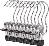 Eleganca Luxe Petten hangers – 10 Stuks – Kast organiser - 6 x 12 x 2 cm - Hanger voor accessoires – Petten houder - Opbergen van Pet of Cap – Ophangen van Petten – Antislip
