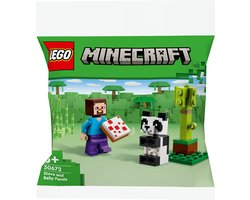 foto van LEGO Minecraft 30672 - Steve en Babypanda (polybag)