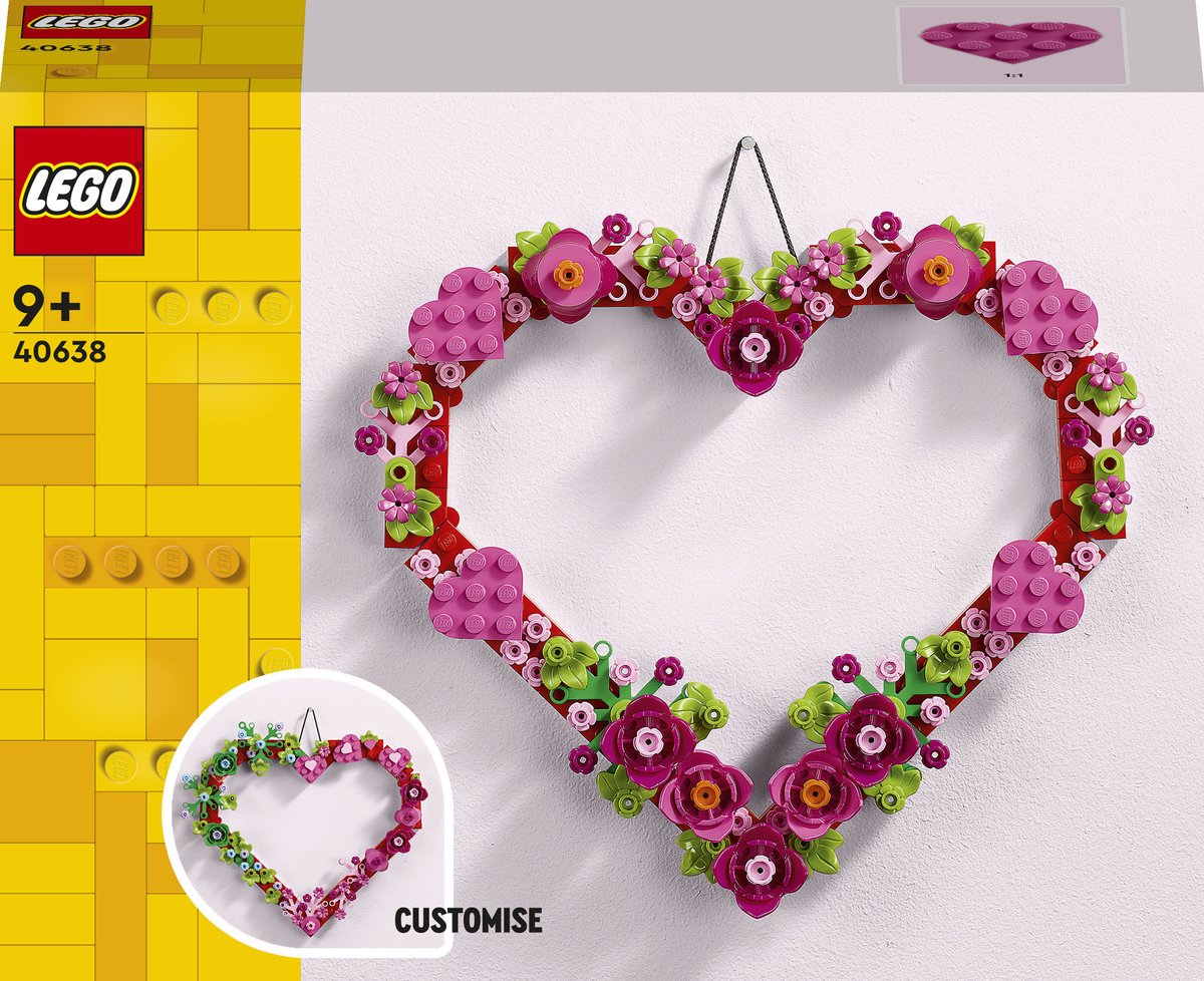 Lego Hartvormige versiering 40638