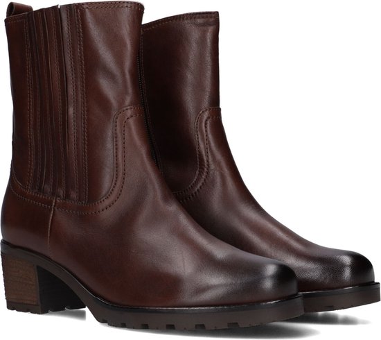 Gabor 801.4 Enkelboots - Enkellaarsjes - Dames - Cognac - Maat 42