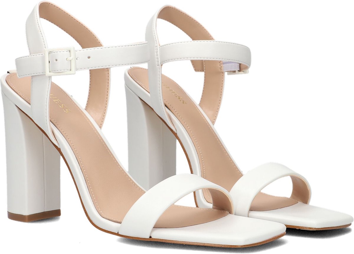 Guess Alibi Sandalen - Dames - Wit - Maat 39