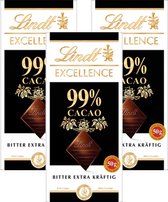 Lindt - Excellence 99% Cacao - 3x 50g