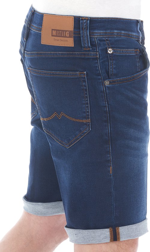 Mustang Short Homme Chicago Blauw