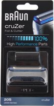 Braun Series 1 20S Foil & Cutter Zwart - Vervangend Scheerblad