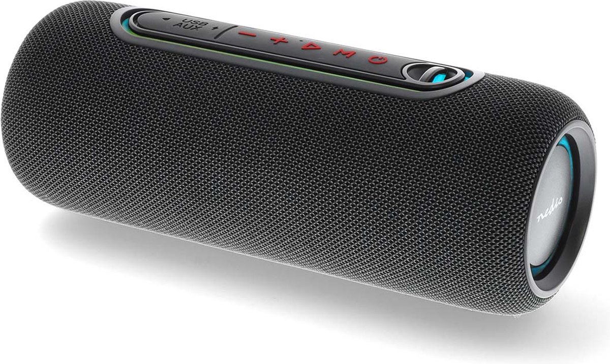 Nedis Bluetooth-Speaker - Maximale batterijduur: 4 uur - Handheld Ontwerp - 30 W - Stereo - Ingebouwde microfoon - X5 - Koppelbaar - Zwart