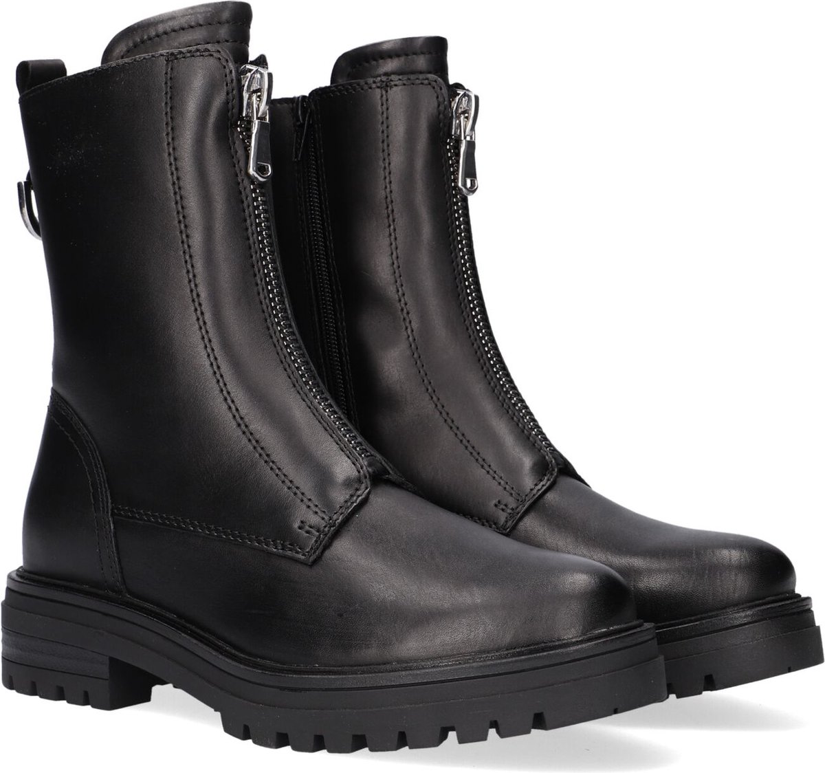 Omoda Lpmonk-04 Enkelboots - Enkellaarsjes - Dames - Zwart - Maat 43