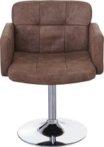 WOHNLING stoel SARIN fluwelen groen / goud 70x79x70 cm design bureaustoel | Clubstoel gestoffeerde stoel met armleuning | Bureaustoel Cocktailsessel Lounge | Bar stoel Bezoekersstoel | Fauteuil met stoffen bekleding