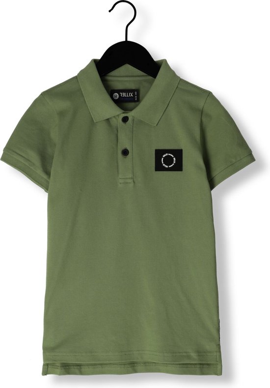 Rellix Polo Ss Plque Polo's & T-shirts Jongens - Polo shirt - Groen - Maat 152