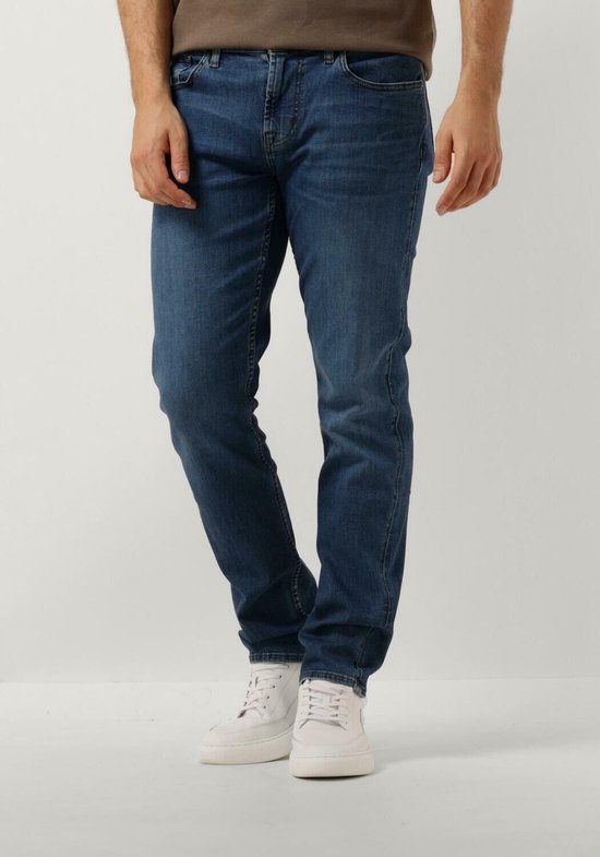 7 For All Mankind Slimmy Tapered Jeans Heren - Broek - Blauw - Maat 28