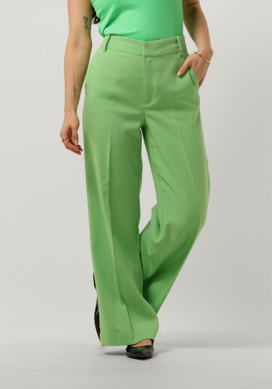 My Essential Wardrobe Carlamw Pant Broeken Dames - Groen - Maat S